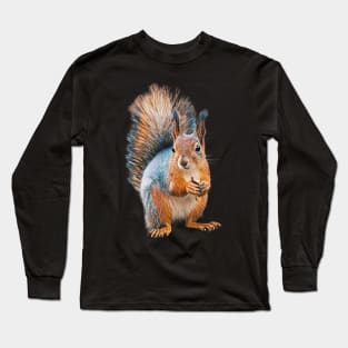 Squirrel - Woodland Themed Kids Room, Funny Gifts For Forester, Cute Animals Long Sleeve T-Shirt